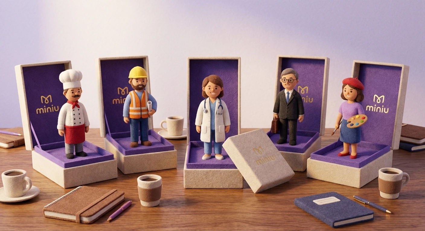 Cadeau entreprise figurine 3D personnalisée