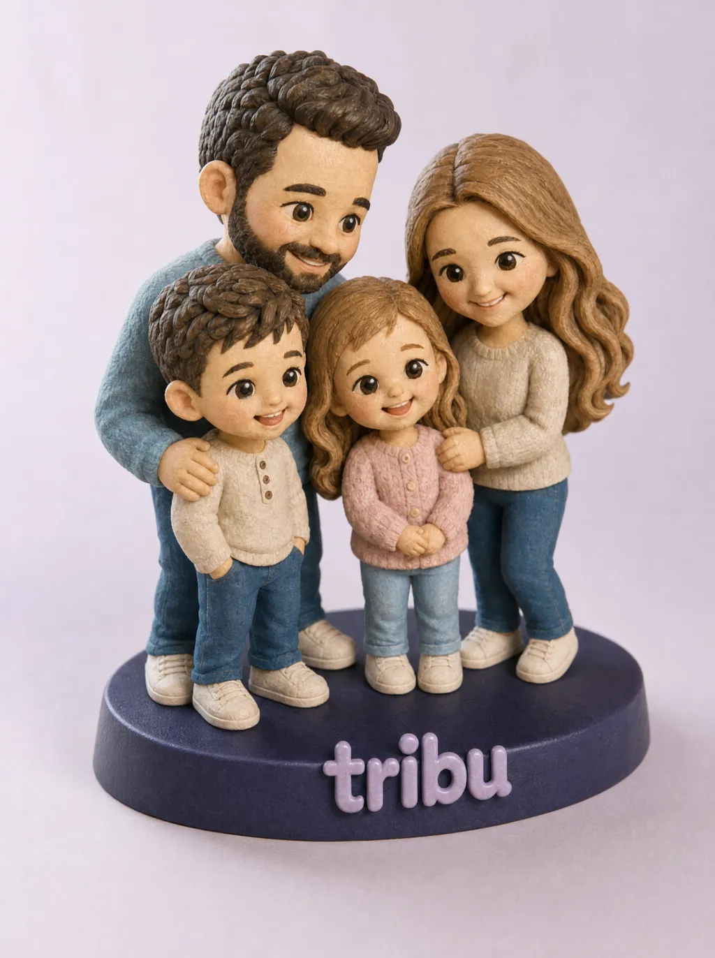 Figurine de famille personnalisée à partir de votre photo — vue 2