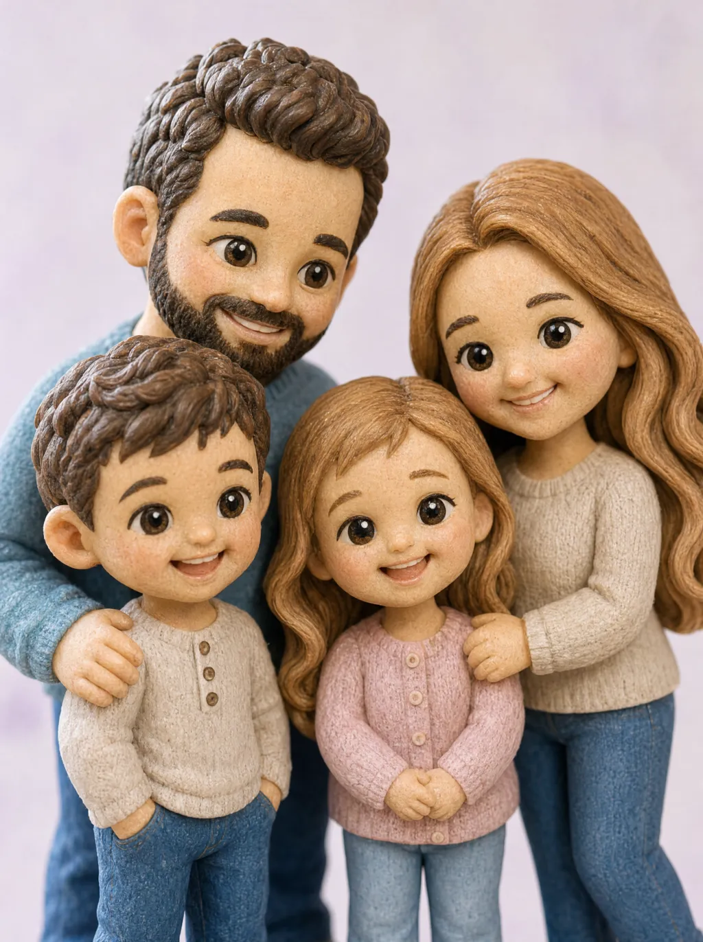 Figurine de famille personnalisée à partir de votre photo — vue 4