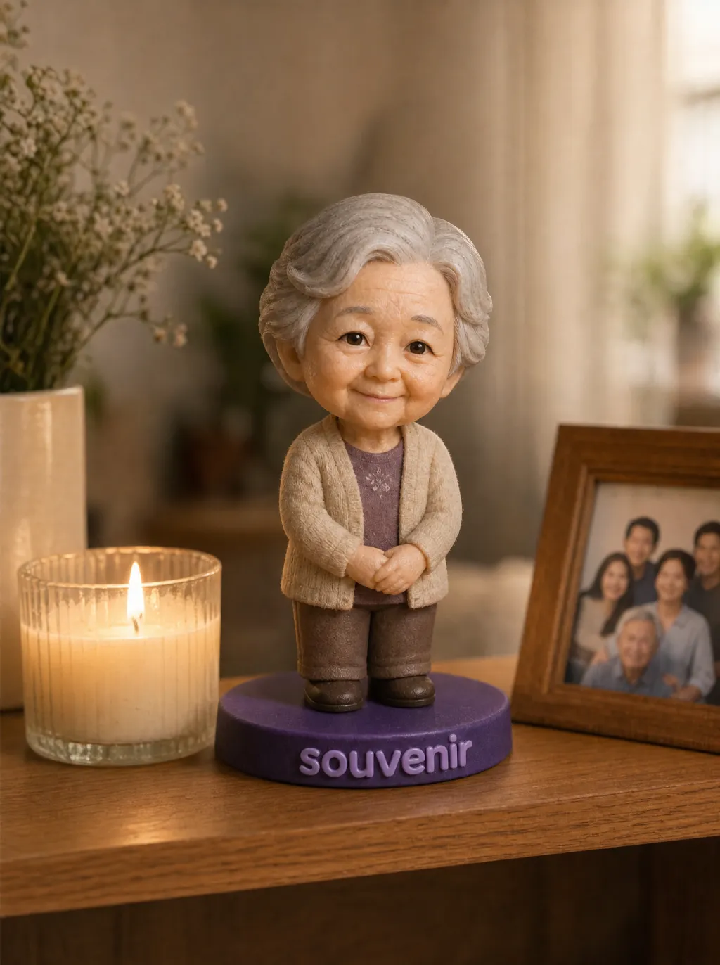 Figurine mémorial personnalisée à partir d'une photo — vue 3