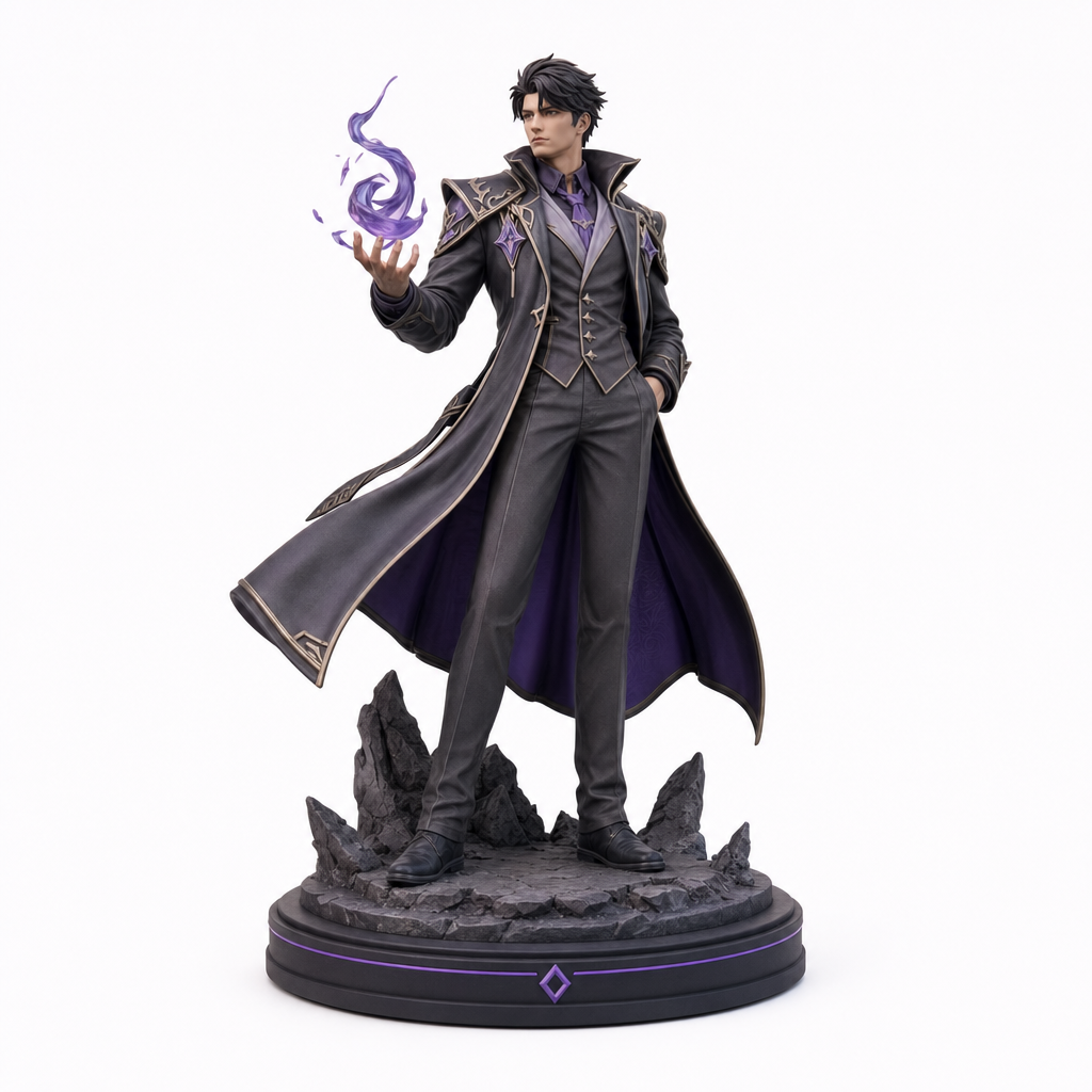 Figurine 3D personnalisée photo — Adulte manteau 10 cm