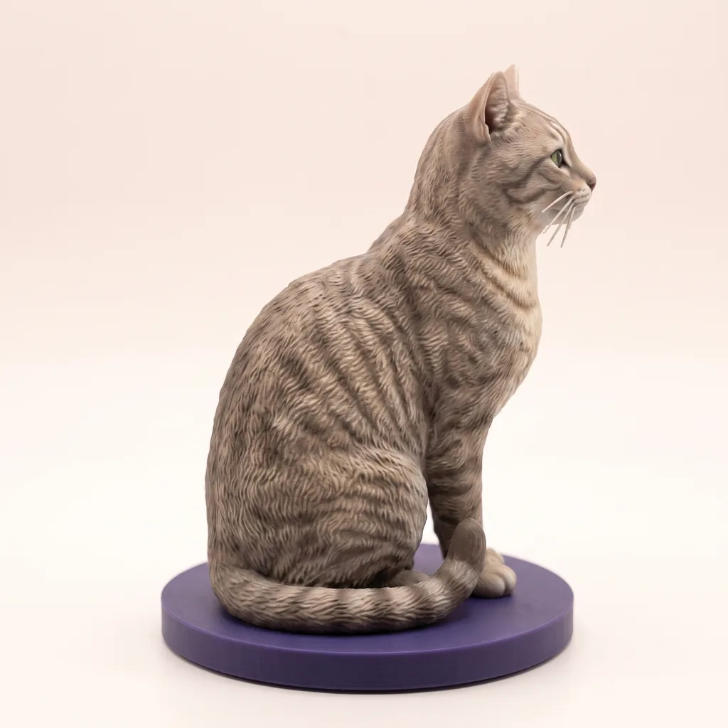 Figurine chat personnalisée — vue 2