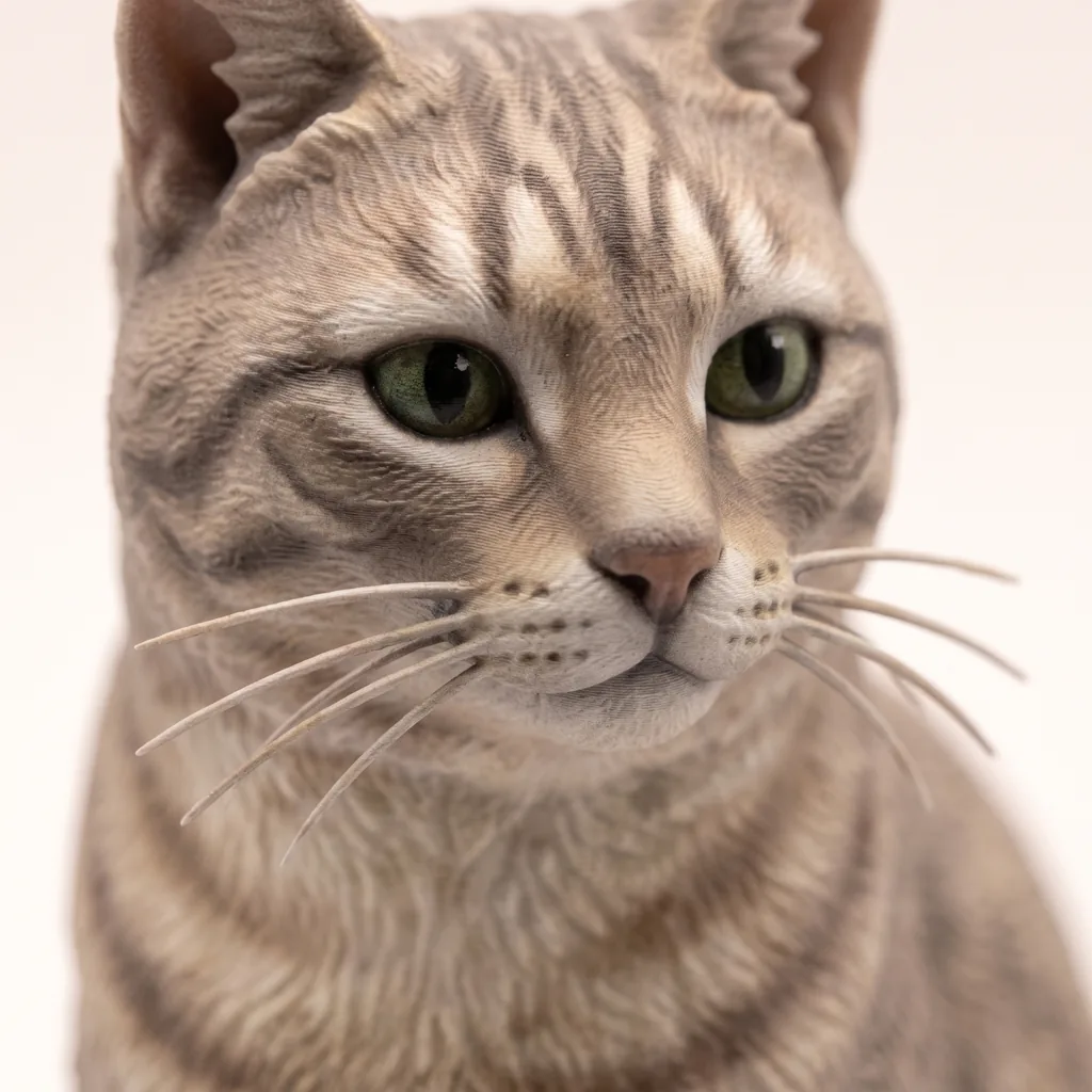 Figurine chat personnalisée — vue 3
