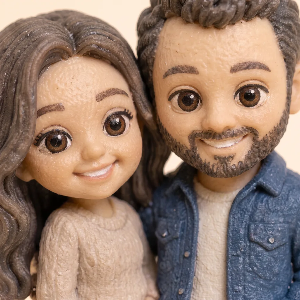 Figurine couple personnalisée — vue 3