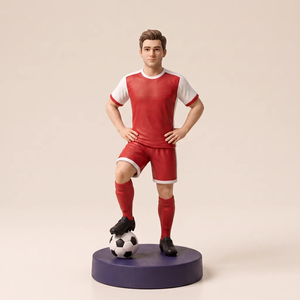 Figurine foot personnalisée — vue 3