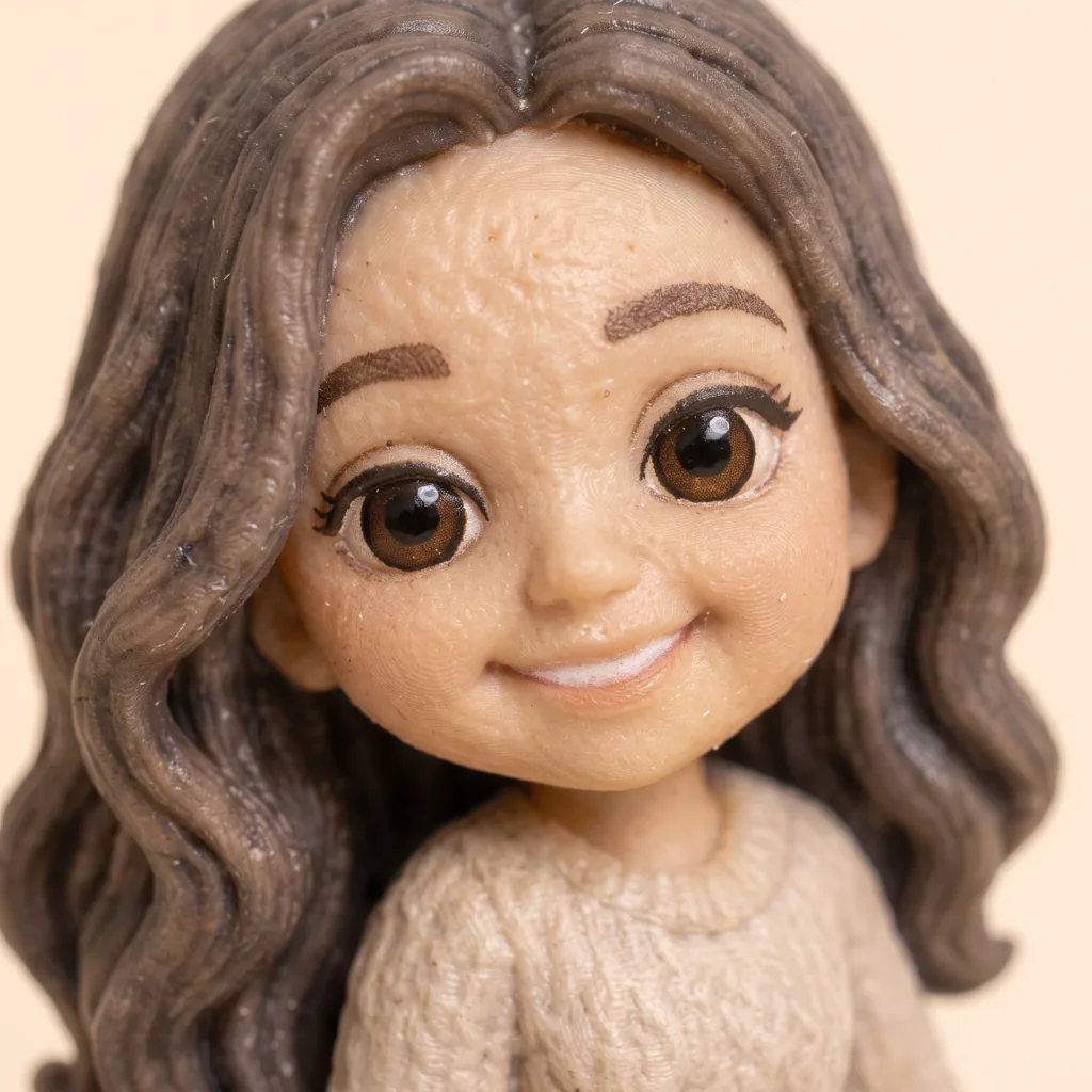 Figurine 1 personne personnalisée — vue 3