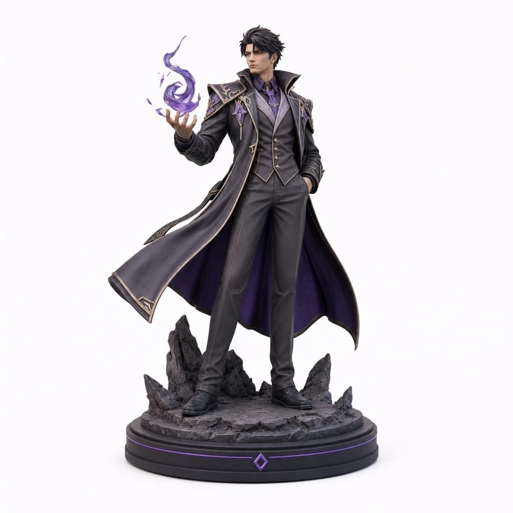 Figurine adulte manteau personnalisée 10 cm — MiniU