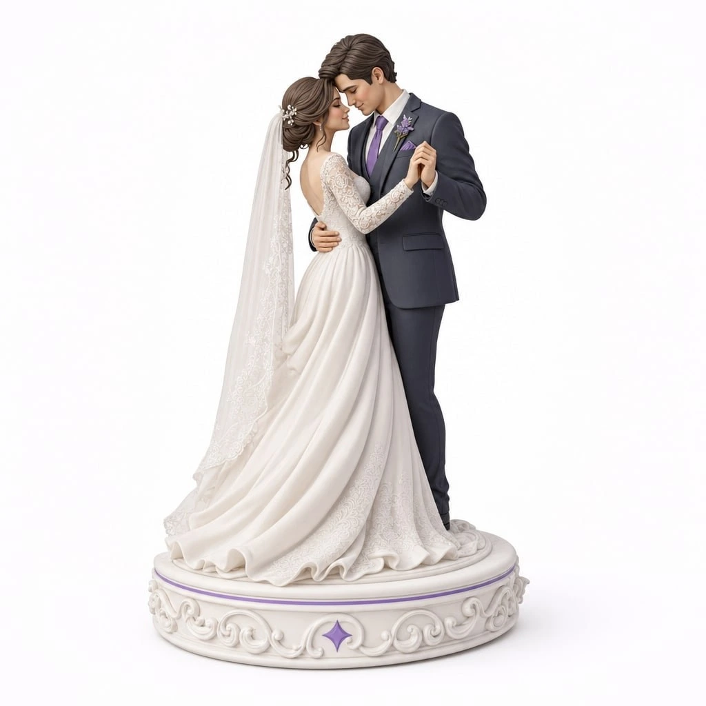 Figurine mariage couple danse personnalisée 12 cm — MiniU