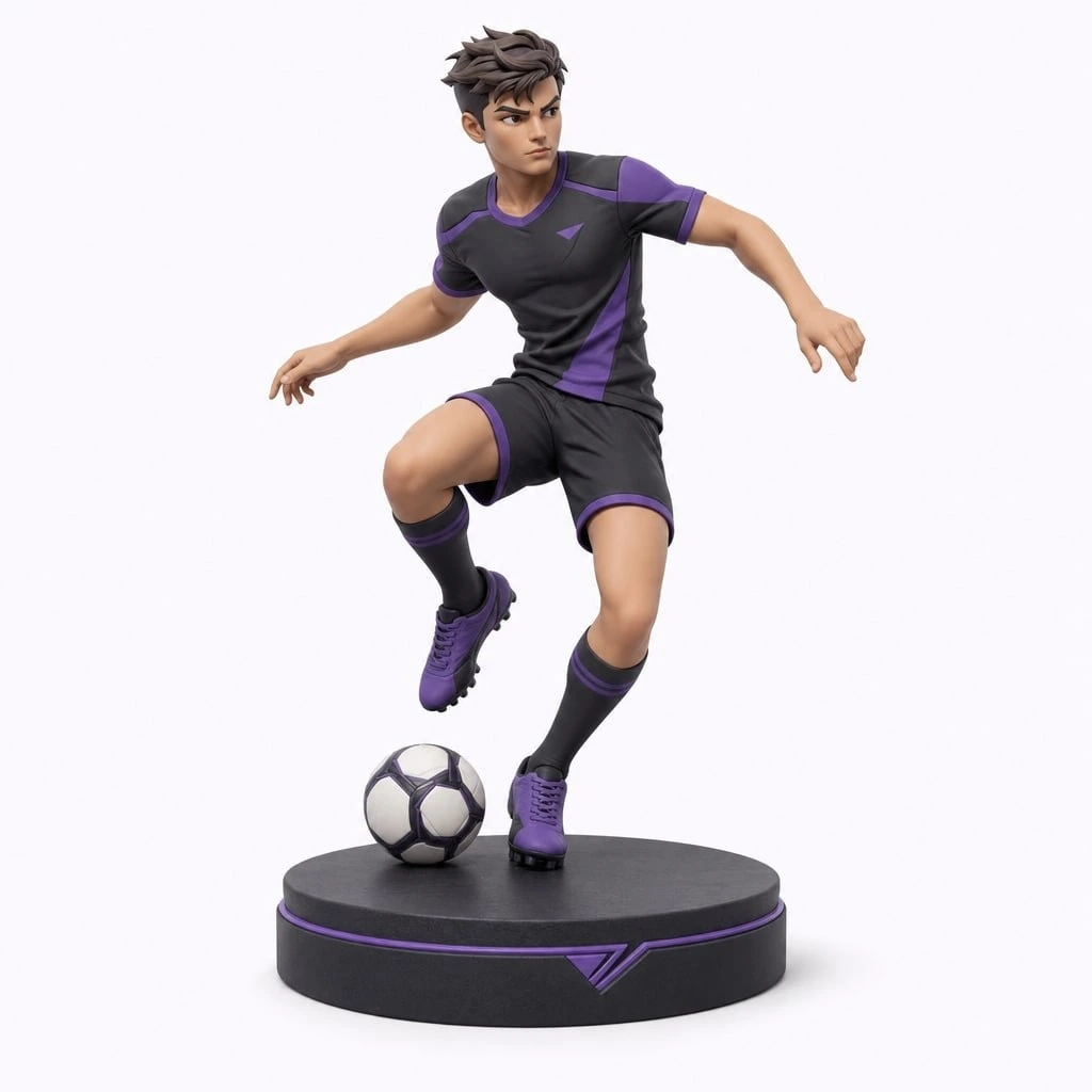 Figurine sportif personnalisée action 8 cm — MiniU