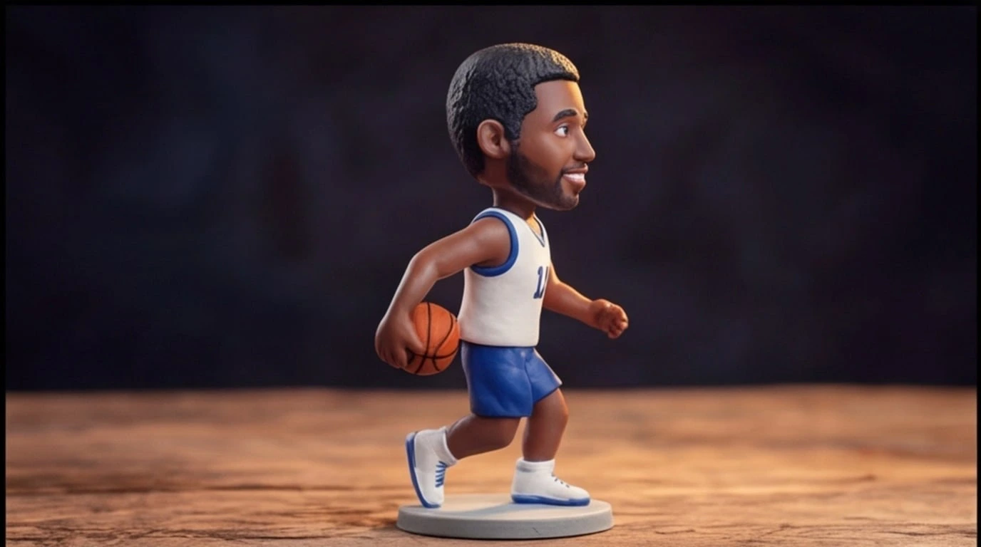 Figurine Basketteur personnalisée – Miniu
