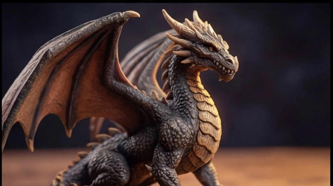 Figurine Dragon Fantastique – Miniu