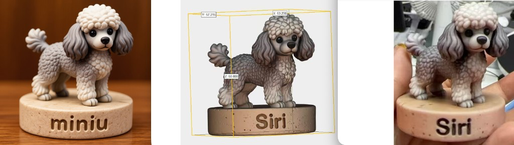 Caniche Siri mignon 6 cm